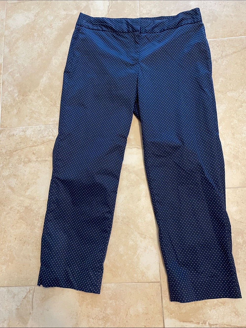 Talbots size 8 pants polka dot